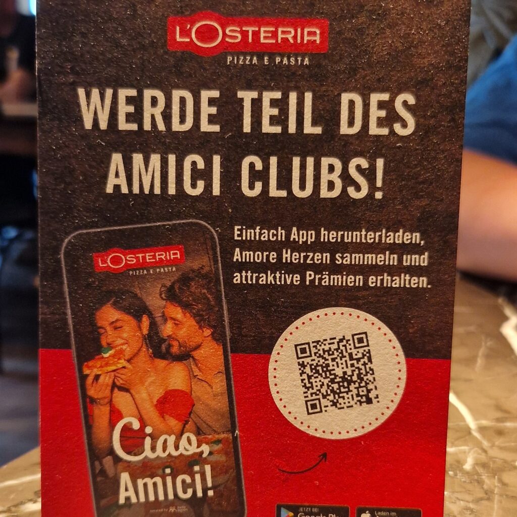 LOsteria Amici Flyer